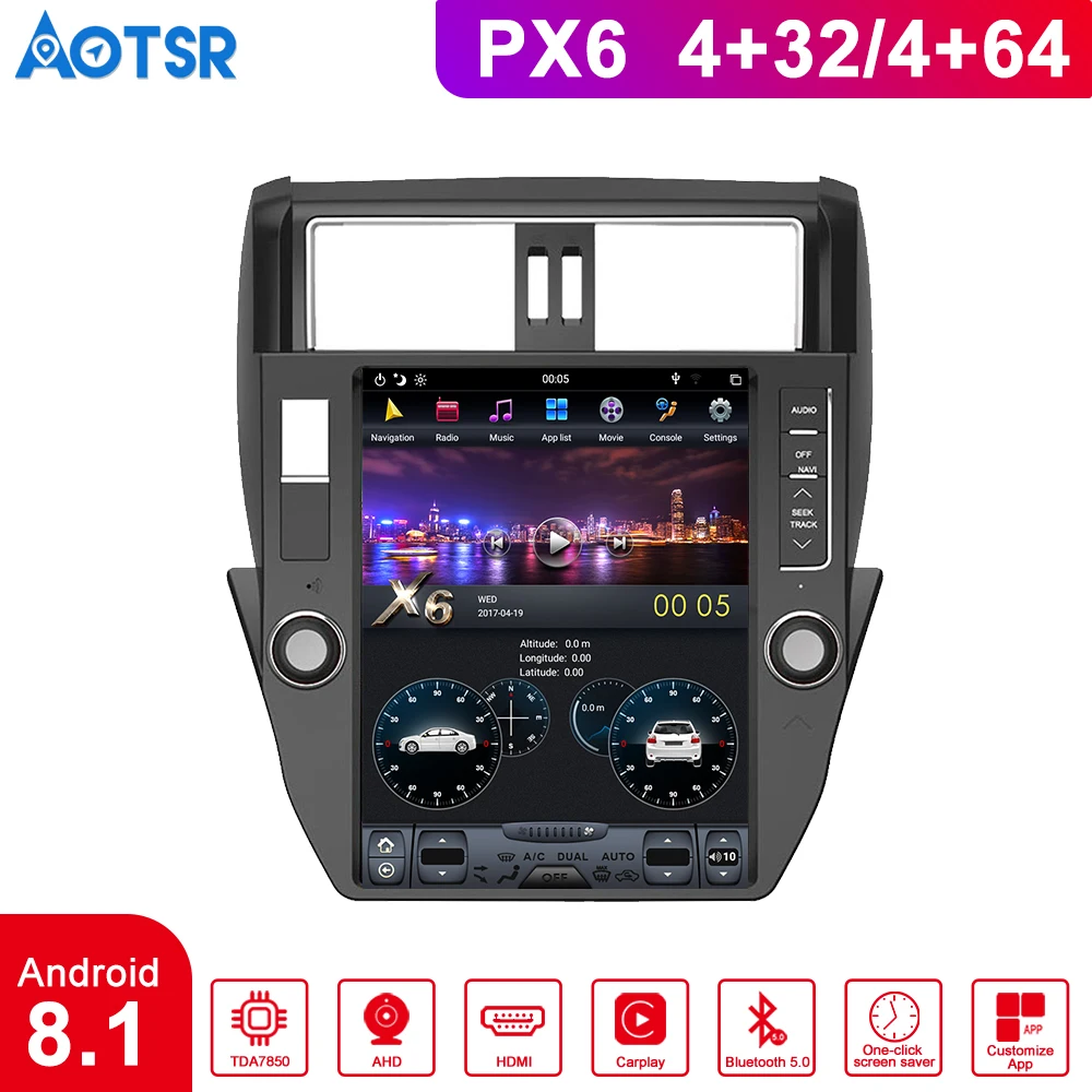 Car Multimedia System Android 8.1 Tesla style Car GPS For TOYOTA Land Cruiser Prado 150 2010-2013 multimedia vedio car Player
Car Multimedia System Android 8.1 Tesla style Car GPS For TOYOTA Land Cruiser Prado 150 2010-2013 multimedia vedio car Player