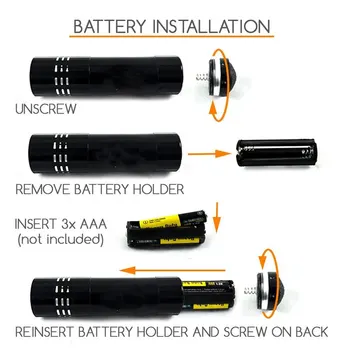 UV Flashlight Black Light Mini 9 LED FLASHLIGHT Torch Light Lamp Ultraviolet Torch Blacklight Detector
UV Flashlight Black Light Mini 9 LED FLASHLIGHT Torch Light Lamp Ultraviolet Torch Blacklight Detector