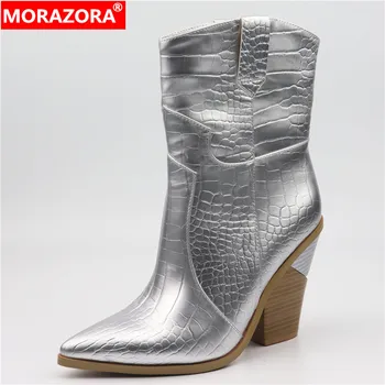 MORAZORA 13 Colors New women boots autumn winter hoof high heels boots women cowboy western ankle boots female shoes 2020 New
MORAZORA 13 Colors New women boots autumn winter hoof high heels boots women cowboy western ankle boots female shoes 2020 New