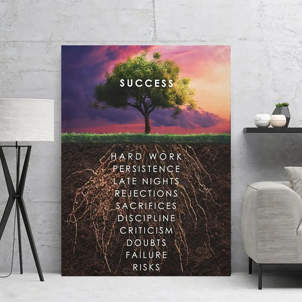 Wall Art Hd Printed Picture Canvas Inspirational Success Tree Posters Home Decor Modular Nordic Painting for Living Room Decor
Wall Art Hd Printed Picture Canvas Inspirational Success Tree Posters Home Decor Modular Nordic Painting for Living Room Decor