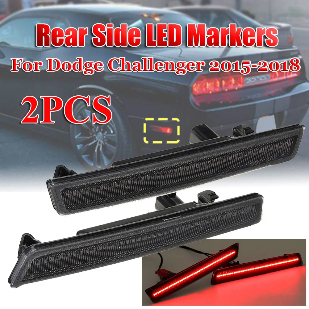 2PCS Rear Side LED Markers Amber Light For Dodge Challenger 2015- 2016 2017 2018 Led Turn Signal Lights CSV
2PCS Rear Side LED Markers Amber Light For Dodge Challenger 2015- 2016 2017 2018 Led Turn Signal Lights CSV