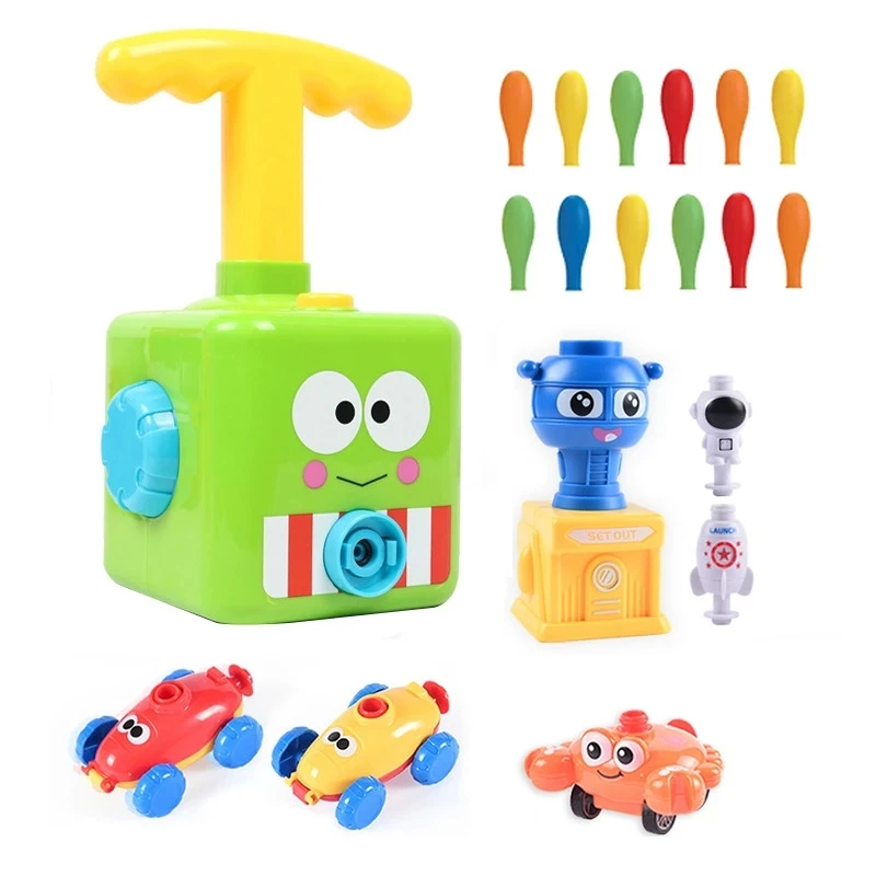 NEW Power Balloon Launch Tower Toy Puzzle Fun Education Inertia Air Power Balloon Car Science Experiment Toy for Children Gift
NEW Power Balloon Launch Tower Toy Puzzle Fun Education Inertia Air Power Balloon Car Science Experiment Toy for Children Gift