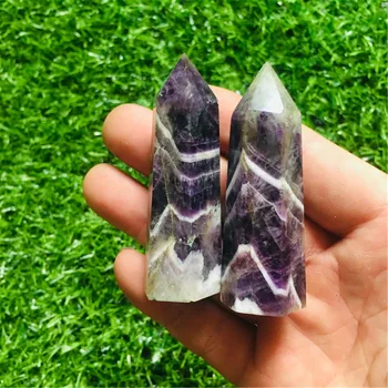 2pcs chakra single terminated natural dream amethyst crystal wand reiki healing chevron gemstone meditation tower point as gift
2pcs chakra single terminated natural dream amethyst crystal wand reiki healing chevron gemstone meditation tower point as gift