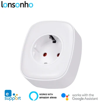 Lonsonho eWeLink WiFi Smart Plug Smart Socket EU US AU Plug 10A Power Monitor Works With Alexa Google Home Mini
Lonsonho eWeLink WiFi Smart Plug Smart Socket EU US AU Plug 10A Power Monitor Works With Alexa Google Home Mini
