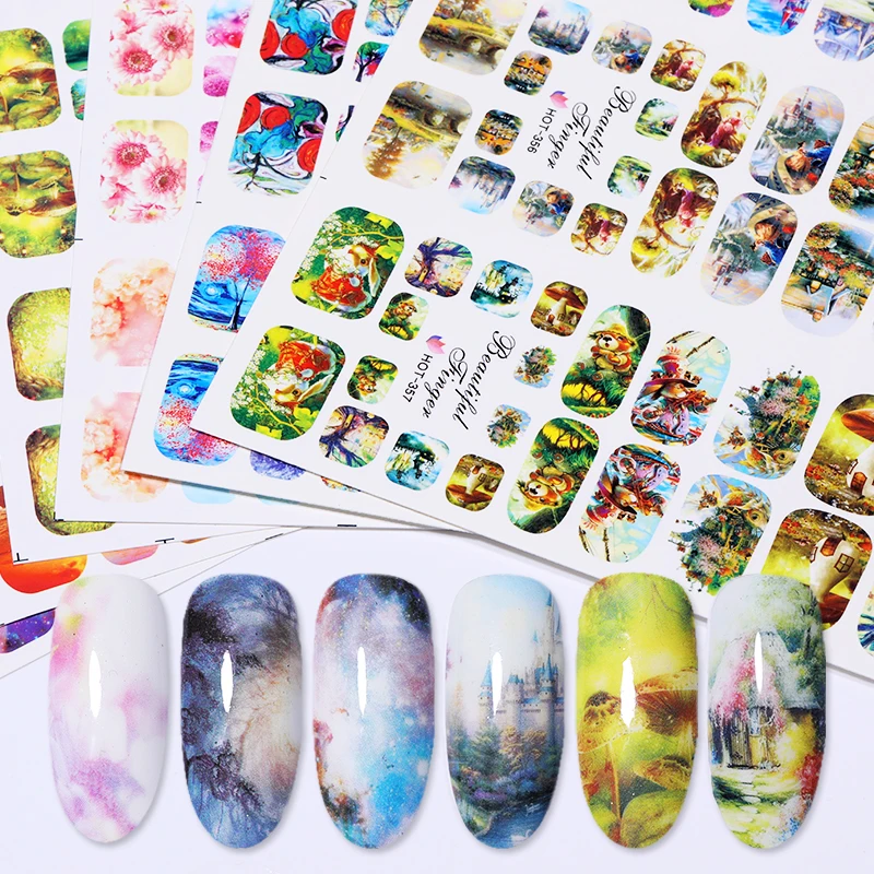 1 PC Nail Transfer Decals Water Stickers Papers Flower Series Colorful Mixed Patterns Nail Art Decoration DIY Design Tools
1 PC Nail Transfer Decals Water Stickers Papers Flower Series Colorful Mixed Patterns Nail Art Decoration DIY Design Tools