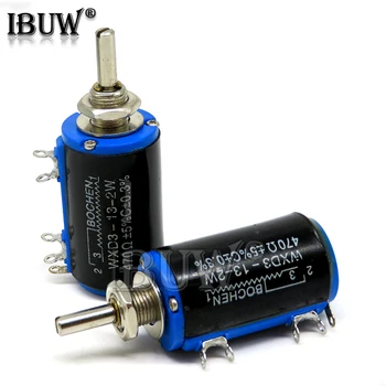 1PCS WXD3-13 100 200 220 680 1K 2.2K 3.3K 4.7K 5.6K 6.8K 10K 22K 33K 47K 100K Ohm WXD3-13-2W Wirewound Potentiometer
1PCS WXD3-13 100 200 220 680 1K 2.2K 3.3K 4.7K 5.6K 6.8K 10K 22K 33K 47K 100K Ohm WXD3-13-2W Wirewound Potentiometer