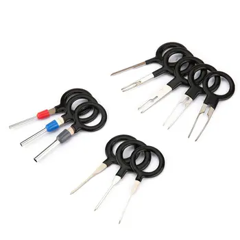 11pcs Car Plug Terminal Wiring Removal Key Connector Pin Terminal Fast Extractor Tool KFZ Stecker ISO Pin Release Tool Hot
11pcs Car Plug Terminal Wiring Removal Key Connector Pin Terminal Fast Extractor Tool KFZ Stecker ISO Pin Release Tool Hot