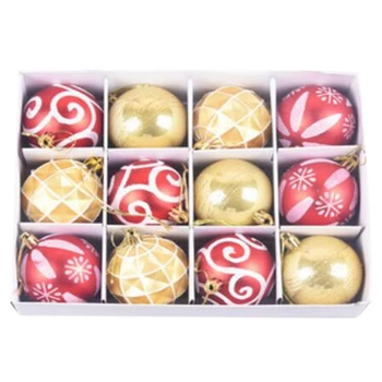 12PCS Christmas Ball Tree Decor Bauble Xmas Party Hanging Ball Ornament Decorations for Home Christmas Decorations Gift
12PCS Christmas Ball Tree Decor Bauble Xmas Party Hanging Ball Ornament Decorations for Home Christmas Decorations Gift