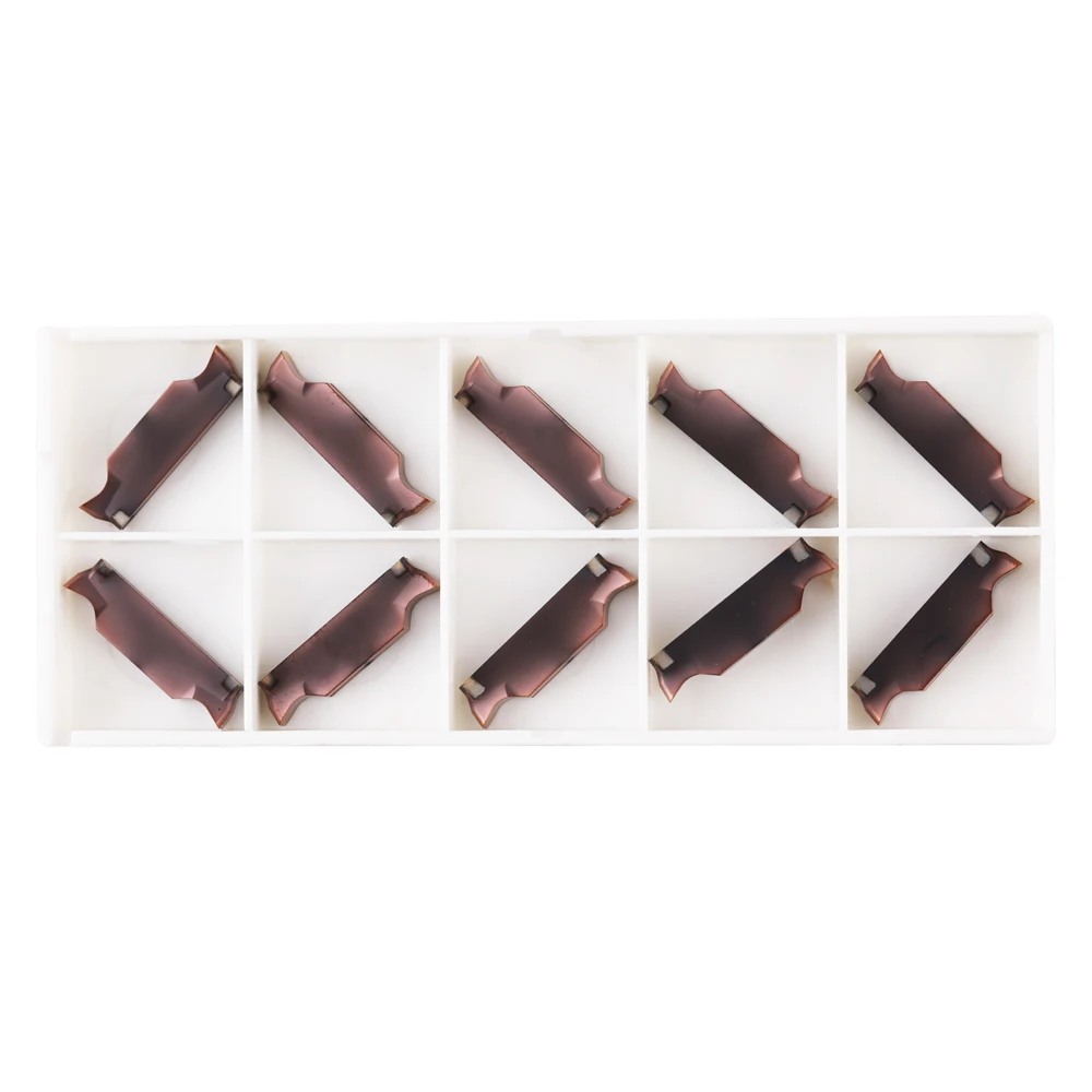 10PCS Tungsten Carbide Insert Grooving Parting Turning Tool Solid Good Performance Blade MGGN
10PCS Tungsten Carbide Insert Grooving Parting Turning Tool Solid Good Performance Blade MGGN