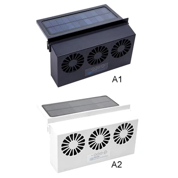 Solar Car Exhaust Fan Air Vent Cool Ventilation USB Exhaust Fan Radiator High-power Dual-mode ower Supply Car Cooler
Solar Car Exhaust Fan Air Vent Cool Ventilation USB Exhaust Fan Radiator High-power Dual-mode ower Supply Car Cooler