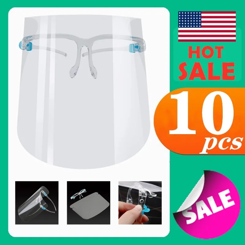 10pcs/lot Clear PET Face Shield With Glass Holder Safety Oil-Splash Proof Hairdressing Color Protective Mask Transparent Facial
10pcs/lot Clear PET Face Shield With Glass Holder Safety Oil-Splash Proof Hairdressing Color Protective Mask Transparent Facial