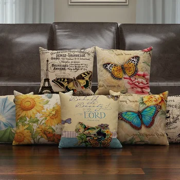 45cm nostalgic butterfly printed linen cushion cover sofa lumbar pillowcase decorative square pillow cover home decor
45cm nostalgic butterfly printed linen cushion cover sofa lumbar pillowcase decorative square pillow cover home decor