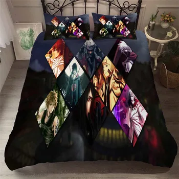 HELENGILI 3D Bedding Set Naruto Print Duvet Cover Set Bedcloth with Pillowcase Bed Set Home Textiles #NT-11 
HELENGILI 3D Bedding Set Naruto Print Duvet Cover Set Bedcloth with Pillowcase Bed Set Home Textiles #NT-11