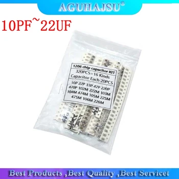 16values*20pcs=320pcs 1206 SMD Capacitor assorted kit 10pF~22uF component diy samples kit new and original
16values*20pcs=320pcs 1206 SMD Capacitor assorted kit 10pF~22uF component diy samples kit new and original