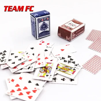 5sets 1/12 Dollhouse Miniature Accessories Mini Playing Cards Simulation Board Game Model Toys for RC Crawler Decoration
5sets 1/12 Dollhouse Miniature Accessories Mini Playing Cards Simulation Board Game Model Toys for RC Crawler Decoration