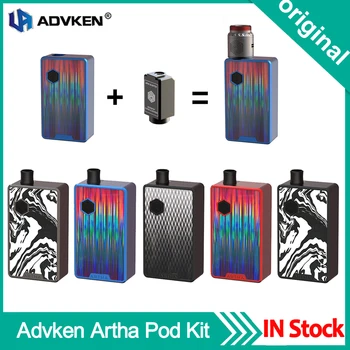 Advken Artha Pod Kit With 510 Adapter 80W Mod Powered by 18650 Battery & 4.5ML Refillable Pod Vaporizer VS Think Vape ZETA AIO 
Advken Artha Pod Kit With 510 Adapter 80W Mod Powered by 18650 Battery & 4.5ML Refillable Pod Vaporizer VS Think Vape ZETA AIO