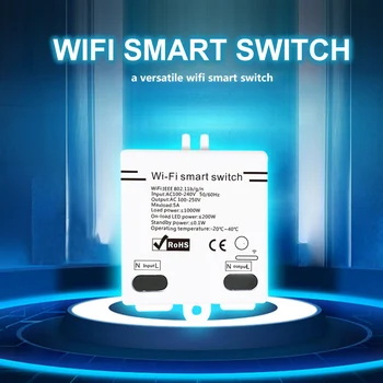 WIFI Smart Switch Modified Switch Accessories Wireless Remote Control Smart Home For Google Amazon Alexa
WIFI Smart Switch Modified Switch Accessories Wireless Remote Control Smart Home For Google Amazon Alexa