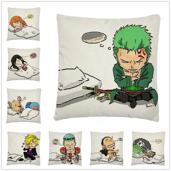 One Piece Sleeping Dreaming Pattern Linen Cushion Cover Pillow Case for Home Sofa Car Decor Pillowcase 45X45cm 
One Piece Sleeping Dreaming Pattern Linen Cushion Cover Pillow Case for Home Sofa Car Decor Pillowcase 45X45cm