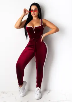 Women Sports High Waist Pants Stripe Drawstring Long Pants Women Running Gym Workout Fitness Stretch Casual Trousers 
Women Sports High Waist Pants Stripe Drawstring Long Pants Women Running Gym Workout Fitness Stretch Casual Trousers