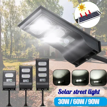 30W/60W/90W LED Solar Street Light with pole Outdoor Lighting Wall Lamp Solar Powered Radar Motion Light Control for Garden Yard
30W/60W/90W LED Solar Street Light with pole Outdoor Lighting Wall Lamp Solar Powered Radar Motion Light Control for Garden Yard