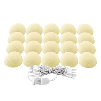 Ivory White Cotton Ball Lights 20 Ball Cotton String Light Christmas LED String Light 220V 3 M Decor Wedding Decoration Party
Ivory White Cotton Ball Lights 20 Ball Cotton String Light Christmas LED String Light 220V 3 M Decor Wedding Decoration Party