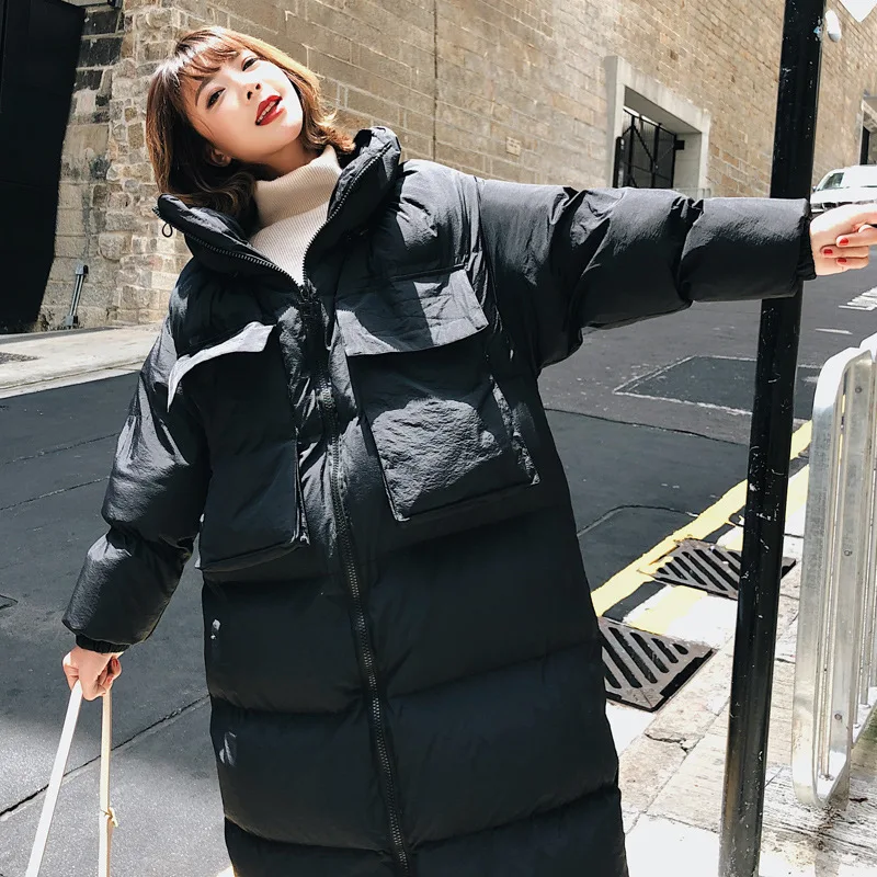 STMicroelectronics 2592 Red Joyner 790 Black And White with Pattern 2018 Winter Long Large Pocket down Coat Cotton-padded Clothe
STMicroelectronics 2592 Red Joyner 790 Black And White with Pattern 2018 Winter Long Large Pocket down Coat Cotton-padded Clothe