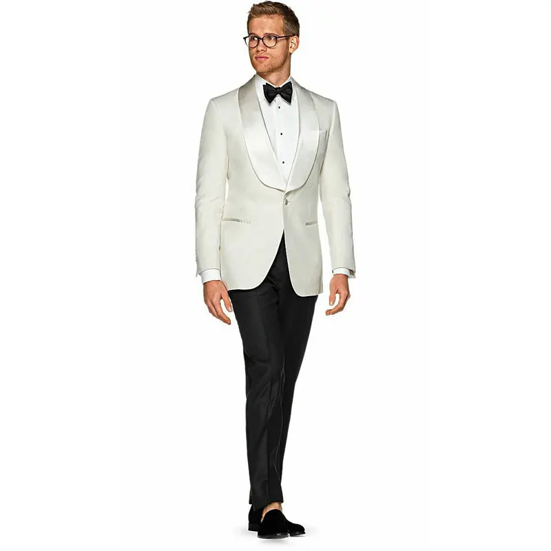 

Ivory Suit Men 2019 Groom Tuxedo Men‘s Classic Suits Latest Coat Pants Design Costume Homme Man Attire Terno Masculino 2Piece