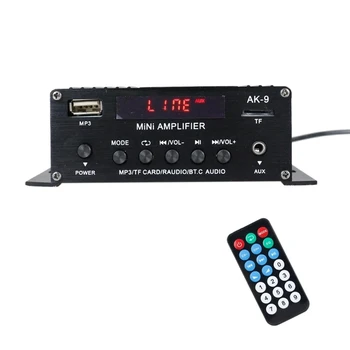 AK9 Digital o Player BT Power Amplifier LCD Display BT Amplifier Amp Speaker with Remote Control EU Plug
AK9 Digital o Player BT Power Amplifier LCD Display BT Amplifier Amp Speaker with Remote Control EU Plug