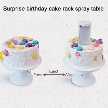 Birthday Surprise Cake Stand 2 in 1 Popping Cake Stand with Music Box Trigger Cake Holder Musical Popping Cake Stand
Birthday Surprise Cake Stand 2 in 1 Popping Cake Stand with Music Box Trigger Cake Holder Musical Popping Cake Stand