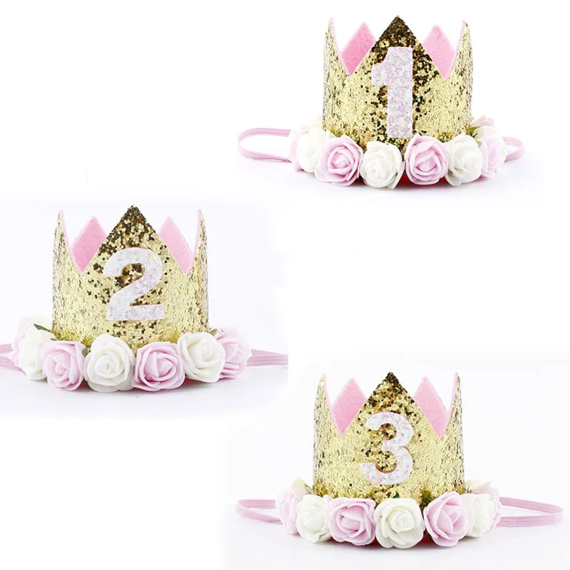 Girls Birthday Party Hats Flower Princess Crown 1st 2nd 3rd Year Old Number Decor Cap One First Birthday Party Hat Toys for Kids
Girls Birthday Party Hats Flower Princess Crown 1st 2nd 3rd Year Old Number Decor Cap One First Birthday Party Hat Toys for Kids