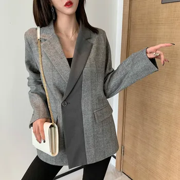 LANMREM Retro Hit Color Patchwork Blazer For Women 2020 Spring New Korean Style Loose Casual Jacket Women Fashion Design PC396
LANMREM Retro Hit Color Patchwork Blazer For Women 2020 Spring New Korean Style Loose Casual Jacket Women Fashion Design PC396