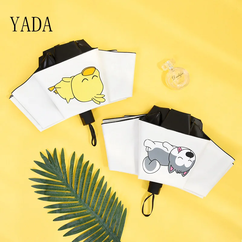 YADA INS Cartoon Husky Umbrella Parasol Rain Little Yellow Duck Folding Umbrellas For Girl Women UV Windproof Umbrellas YD200031
YADA INS Cartoon Husky Umbrella Parasol Rain Little Yellow Duck Folding Umbrellas For Girl Women UV Windproof Umbrellas YD200031