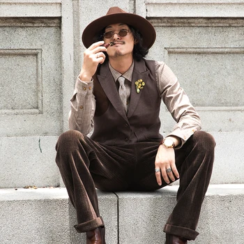 men vests vintage vest British retro suit collar casual stitching vest Slim-fit lapel waistcoat vintage vest men suits vests
men vests vintage vest British retro suit collar casual stitching vest Slim-fit lapel waistcoat vintage vest men suits vests