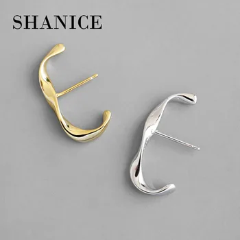 SHANICE Unique 925 Sterling Silver Stud Earrings For Women Girls Niche Simple C-Shaped Mobius Twist Kids Piercing Jewelry Gift
SHANICE Unique 925 Sterling Silver Stud Earrings For Women Girls Niche Simple C-Shaped Mobius Twist Kids Piercing Jewelry Gift