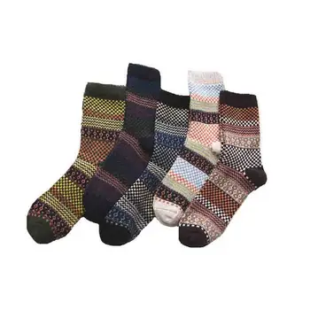 Men's Cotton Small Squares Retro National Wind Keep Warm Tube Socks
Men's Cotton Small Squares Retro National Wind Keep Warm Tube Socks