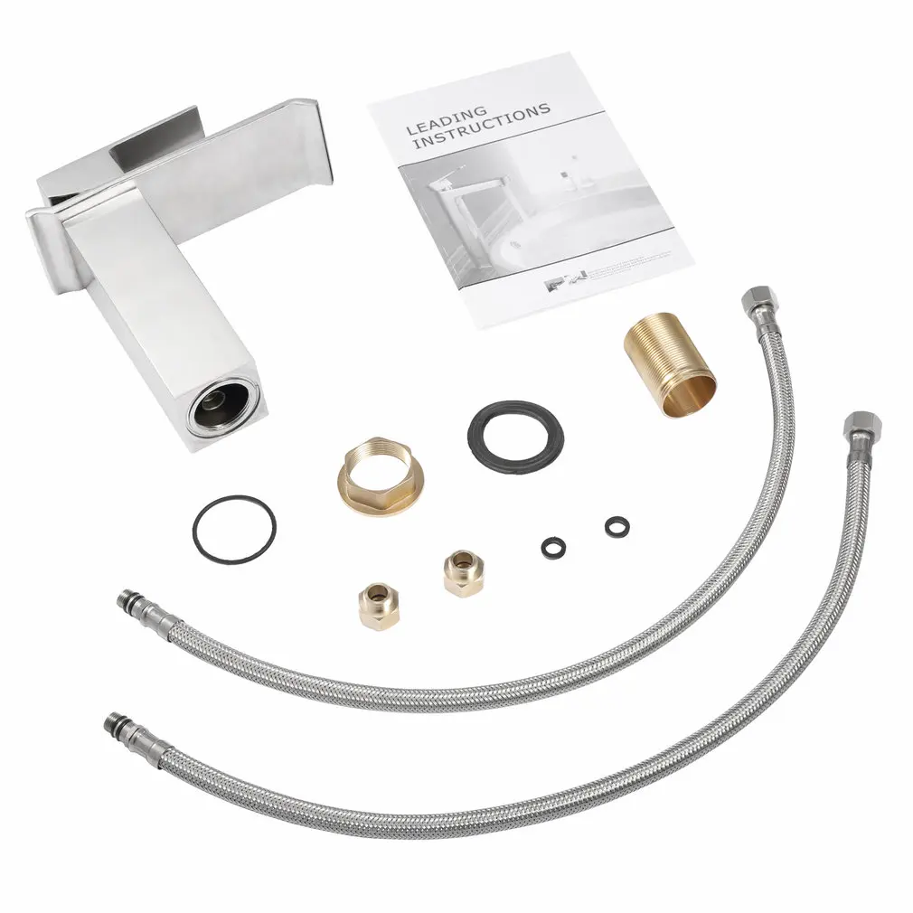 One Handle Deck Mount Solid Waterfall Bathroom Sink Faucet Widespread Contemporary Bath Basin Faucet Single Hole Durable
One Handle Deck Mount Solid Waterfall Bathroom Sink Faucet Widespread Contemporary Bath Basin Faucet Single Hole Durable