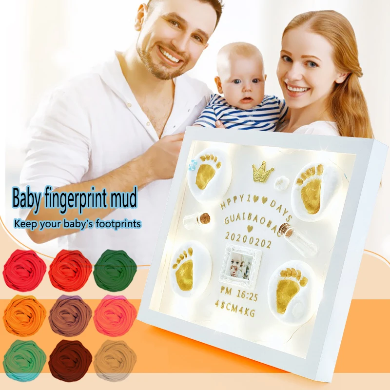 Набор отпечатков пальцев рук и ног для детей уход за отпечатками засушенная на