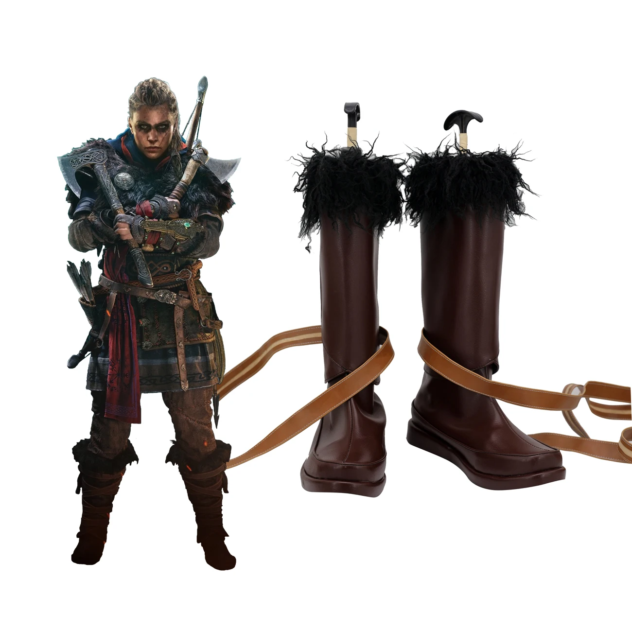 Eivor Varinsdottir Wolf-Kissed Cosplay Boots Assassins Customized Leather Shoes for Unisex
Eivor Varinsdottir Wolf-Kissed Cosplay Boots Assassins Customized Leather Shoes for Unisex