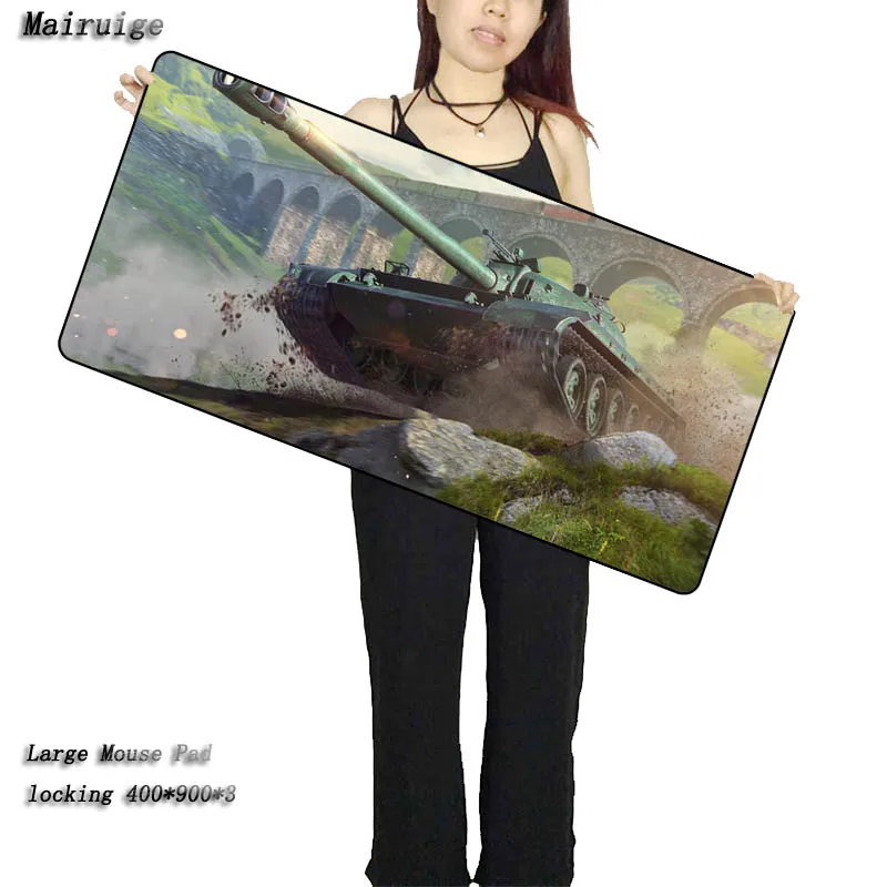 World Of Tank Large Gaming Speed Mouse Pad With Locking Edge 40*90CM Speed/Control Version Mousepad For Dot 2 Lol CSGO
World Of Tank Large Gaming Speed Mouse Pad With Locking Edge 40*90CM Speed/Control Version Mousepad For Dot 2 Lol CSGO