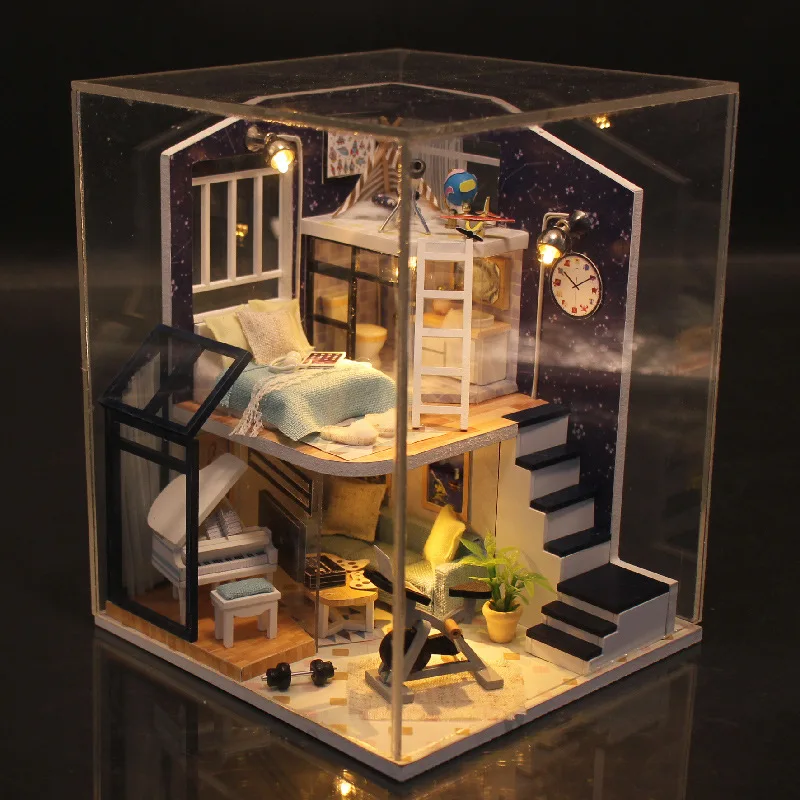 DIY Hut Assembled House Model Mini Architecture Creative for Making Aegean Sea Handmade Send Wooden Toys Wooden Men's
DIY Hut Assembled House Model Mini Architecture Creative for Making Aegean Sea Handmade Send Wooden Toys Wooden Men's