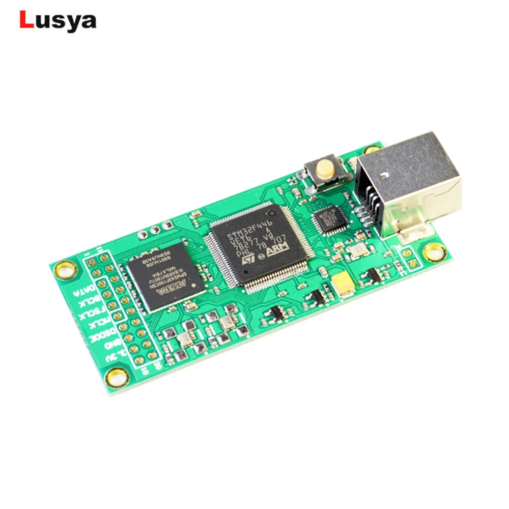 Новый USB цифровой Аудио Интерфейс AS318B PCM1536 DSD1024 совместим с Amanero XMOS I2S для Hi Fi ЦАП F10