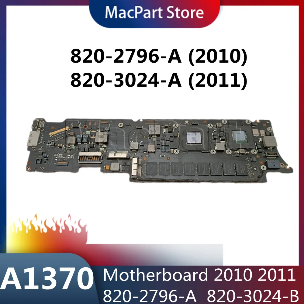 Материнская плата A1370 820-3024-B 820-2796-A для MacBook Air 11 " материнская Core i5 i7 2 ГБ 4 конец 2010