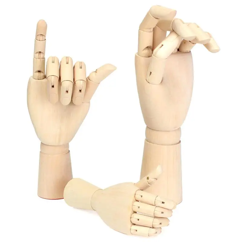 YOOAP Wooden Artist Articulated Modle Right Hand Art Model Figure Joint Flexible Mannequin Decoration Wood Crafts
YOOAP Wooden Artist Articulated Modle Right Hand Art Model Figure Joint Flexible Mannequin Decoration Wood Crafts