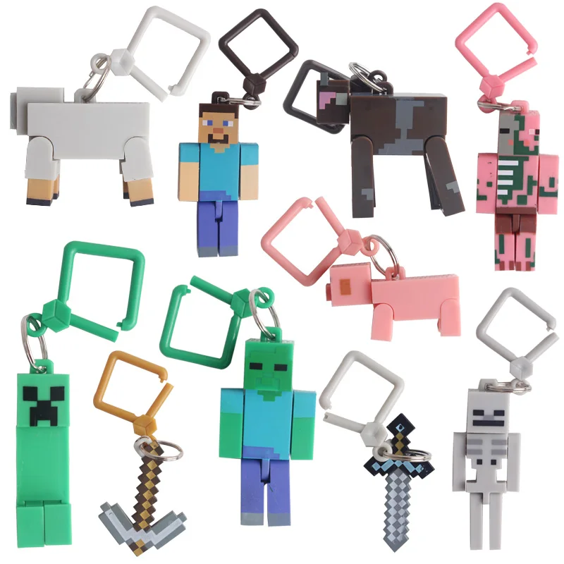Building Construction Toys Minecraft KeyChain toy Game Fans Bricks Key Chain Car Bag Pendant Key Ring Children Kids Party Toy 
Building Construction Toys Minecraft KeyChain toy Game Fans Bricks Key Chain Car Bag Pendant Key Ring Children Kids Party Toy