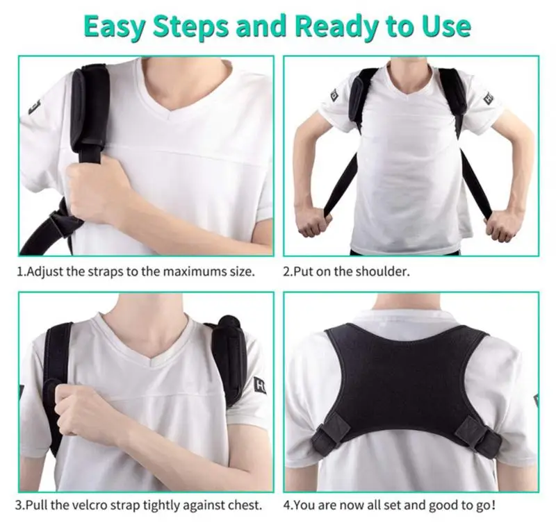 Fashion Professional Adjustable Corrector Men Woemen Back Shoulder