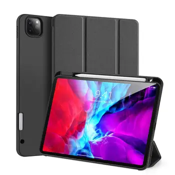 DUX DUCIS Flat Protective Case For Apple iPad Pro 12.9 2020 Wi-Fi 12.9 inch Smart Magnetic Flip PC+PU Leather Case With Pen Slot
DUX DUCIS Flat Protective Case For Apple iPad Pro 12.9 2020 Wi-Fi 12.9 inch Smart Magnetic Flip PC+PU Leather Case With Pen Slot