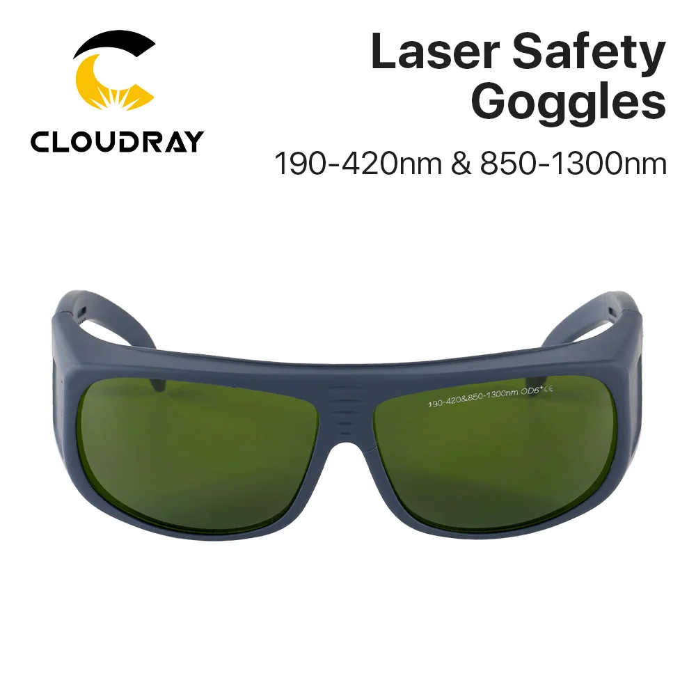 Cloudray 1064 нм защитные очки с лазерным рисунком 850-1300 OD6 + CE Стиль D для