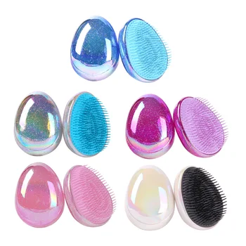 Portable Cute Mini Hair Comb Egg Shape Bling Powder Anti-Static Hair Brush Combs Hairdressing Styling Tools
Portable Cute Mini Hair Comb Egg Shape Bling Powder Anti-Static Hair Brush Combs Hairdressing Styling Tools