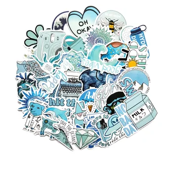 50PCS Cartoon blue INS Style Vsco Girl Stickers For Laptop Moto Skateboard Luggage Refrigerator Notebook Laptop Toy Sticker F5 
50PCS Cartoon blue INS Style Vsco Girl Stickers For Laptop Moto Skateboard Luggage Refrigerator Notebook Laptop Toy Sticker F5