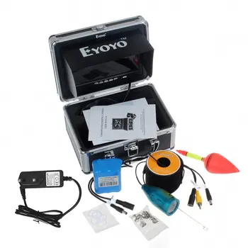 Eyoyo 15M 30M 1000TVL Fish Finder Underwater Fishing 7inch Video Camera Monitor AntiSunshine Shielf Sunvisor Infrared IR LED DVR
Eyoyo 15M 30M 1000TVL Fish Finder Underwater Fishing 7inch Video Camera Monitor AntiSunshine Shielf Sunvisor Infrared IR LED DVR